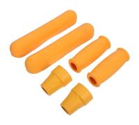 HIAKDOFT 6 pezzi Cuscinetti Sotto Ascella per Stampelle Morbidi in Schiuma Antiscivolo con Imbottitura Sostitutiva e Gommini Puntale Facili da Installare e Leggeri per Uso Quotidiano