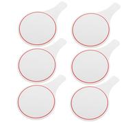 HIAKDOFT 6 Pezzi Palette Voti Giuria in Schiuma Lavagna Bianco Monofacciale Tabellone Erasabile per Votazioni e Segnare Punteggi Palette Risposte Pratiche e Resistenti per Competizioni