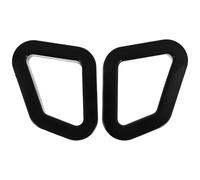 HIAKDOFT Accessori per Sedia E-sport, 2 Set in Plastica Nera per Schienale | Finitura Liscia senza Bave, Contatto Antigraffio, Stile Moderno, per Postazione Gaming e Internet Cafè