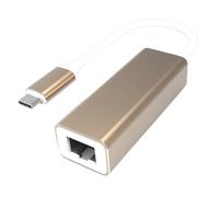 HIAKDOFT Adattatore Usb-c Ethernet Gigabit Mbps per Laptop Tablet e Smartphone Compatibile Plug Play Interfaccia Resistente Infilaggi Colore Casuale Colore Casuale
