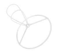 HIAKDOFT Anello Supporto Paralume Bianco per Lampade da Tavolo Staffa Plafoniera Multifunzionale Compatibile con Cornici Paralume Facile Installazione senza Necessità di Professionisti