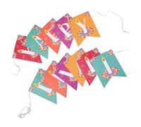 HIAKDOFT Banner Diwali Carta Resistente Facile da Montare Decorazione per Festa e Pareti Festivo Happy Diwali per Celebrazioni e Party Indiani