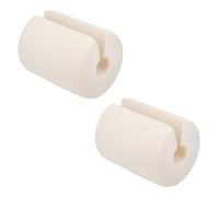 HIAKDOFT Bloccaporta Protettivo per Dita 2 Pezzi in NBR Beige Protezione per le Dita Accessorio Antiscivolo per Fessure tra Porte Fermaporta Anticollisione per Casa e Sicurezza