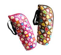 HIAKDOFT Borsa Termica per Bottiglia di Latte e Sacchetti Isolanti per Biberon, Set da 2 Pezzi Maniglia, Capacità per Borraccia, Mantiene Calore 3-4 Ore, per Ragazzo Ragazza e Viaggi