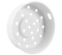 HIAKDOFT Cestello Vaporiera in Inossidabile per Cuociriso Resistente Alte Temperature Uniformi per Cottura Vapore Rapida di Riso Verdure e Pesce Accessorio Impilabile per Cucina