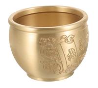 HIAKDOFT Ciotola Ottone Decorazione Feng Shui e Ufficio Scatola Ricchezza Resistente e