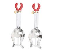 HIAKDOFT Clip per Lira per Clarinetto e Tromba 2 Pezzi Leggio Portatile in Metallo Piccolo per Spartiti Banda Musicale Supporto Regolabile Resistente al Vento per Strumenti a Fiato