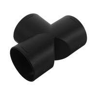 HIAKDOFT Connettore a T per Tubo Aria Riscaldatore Parcheggio in Plastica Nera Resistente al Calore per Sistemi Riscaldamento Rv e Auto in Viaggi Lunghi