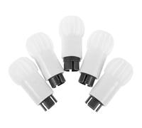 HIAKDOFT Connettore per Supporto Flebo 5 Pezzi in Plastica Bianca, Adattatore Intermedio da 25 Mm a 19 Mm per Asta di Infusione, Accessorio di Ricambio per Attrezzatura Medica