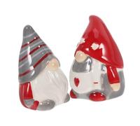 HIAKDOFT Contenitori Per Spezie in Ceramica a Forma Di Folletto Da Usare Come Spargisale e Spargipepe Per Cucina Accessori Pratici Per Uso Domestico