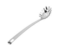 HIAKDOFT Cucchiaio per Spaghetti in Acciaio con Scolapasta Mestolo Pasta Antiscottatura e Isolante Utensile Cucina Leggero e Facile da Usare Regalo per Amanti della Cucina