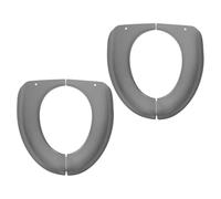 HIAKDOFT Cuscino per Sedile del Water Pieghevole in Plastica Set da 2 Pezzi Copriwater Portatile per e Adulti Riutilizzabile e Accessorio da Viaggio per Bagno Hotel e Bagno Pubblico