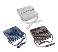 HIAKDOFT Cuscino Rialzato per Sedia da Pranzo Cuscino da Pranzo Blu in Materiale Resistente Leggero e Facile da Pulire per Casa e Ristorante