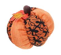 HIAKDOFT Decorazioni Artificiale Fatte Mano con Volto Animato Zucche per Centrotavola Halloween e Ringraziamento Decorazioni Festive Riutilizzabili e Leggere per Feste Autunnali