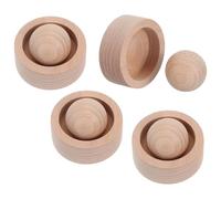 HIAKDOFT Diffusore di Oli Essenziali in Legno Compatto 4 Pezzi Diffusore di Fragranze Portatile per Aromaterapia in Casa Soggiorno Ufficio e Viaggi senza Alimentazione