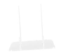 HIAKDOFT Espositore Acrilico Trasparente per Libri e Piatto Supporto Versatile per Ufficio Casa Biblioteca e Museo Design Elegante e Moderno per Mostre e