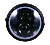 HIAKDOFT Faro Anteriore LED Vintage Modificato Lampada Proiettore Resistente e Pratica per Professionale e Personale Design Semplice e Robusto per Cafe Racer e Offroad