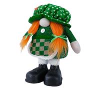HIAKDOFT Gnome Decorativo Per San Patrizio Piccola Figura Di Dwarf Per Decorazione Festiva Adornare Casa e Ufficio Per Festività e Tradizioni