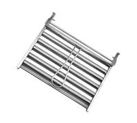 HIAKDOFT Graticola per Salsicce Inossidabile Supporto Portatile per BBQ e Campeggio Accessorio per Cucina all Aperto Facile da Pulire e Resistente per Hot Dog e Altri Alimenti Grigliati