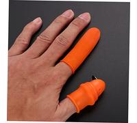 HIAKDOFT Guanto da Giardinaggio in Silicone per Piante e Potatura Separatore con ad Arco Taglio Facile e Confortevole Strumento Resistente per Ortaggi e Tagliafogli S Colori Arancione e