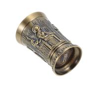 HIAKDOFT in Vetro Vino Retrò Antica Coppa Vino Calici Da Decora Arredamento Coppa Egiziana Souvenir Egiziani D'epoca Zinco