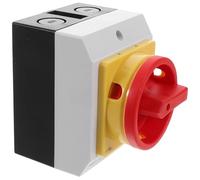 HIAKDOFT Interruttore Isolamento Carico con Scatola Stagna per Esterno Interruttore Principale Affidabile per Protezione Motore e Gestione Remota Custodia Protettiva Resistente per Uso