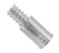 HIAKDOFT Kit di Riparazione Punta Filettata in Alluminio e Acciaio Inossidabile Adattatore per Manici di Scopa e Tubazioni Telescopiche Punta Resistente e Stabile per Uso Prolungato