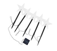 HIAKDOFT Lampada Solare da Esterno per Giardino Cortile Villa Parco Inserto Luce Solare Natale Automatica Giorno Notte