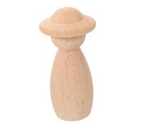 HIAKDOFT Legno Grezze per Bricolage in Legno Faggio Pupazzi Artigianali da Dipingere per Decorazione Figure Non Finite per Attività Manuali