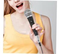 HIAKDOFT Microfono Palmare con Cavo per Karaoke e Public Speaking Cardioide per Audio Chiaro e Riduzione Rumore Resistente e Durevole per Prolungato