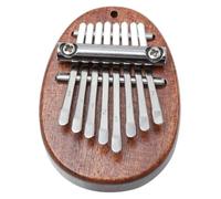 HIAKDOFT Mini Kalimba in Legno e Acciaio Inox 8 Tasti, Pianoforte a Pollice Portatile per Ragazzo Ragazza, Strumento Musicale Pratico Design Ergonomico e Finitura Liscia