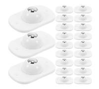 HIAKDOFT Mini Ruote Girevoli Autoadesive in Acciaio Inox 52 Pezzi Ruote Sferiche per Mobili e Carrelli Scorrimento Silenzioso per Casa e Ufficio Installazione senza Trapano per Scaffali