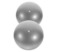 HIAKDOFT Palla da Yoga Portatile e Palla da Pilates Professionale 25 Cm Set 2 Pezzi Multiuso per Allenamento a Casa Stretching Riabilitazione per Adulti e Anziani