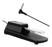 HIAKDOFT Pedale Sustain per Tastiera Elettronica e Pianoforti Digitali, Pedale in Metallo Scocca in Plastica Resistente, Design Antiscivolo per Accessori Strumenti Musicali