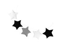 HIAKDOFT Pendenti Nordici Stella e in Cotone per Cameretta Decorazione Appendibile Soffice e Resistente per Lettino Camera Ragazzo Ragazza e Bambina Casa e Naturale