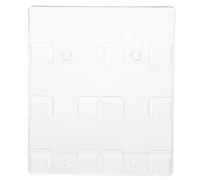 HIAKDOFT Porta Biglietti da Visita in Vetro Trasparente Supporto da Parete e Scrivania con Scomparti Multilivello Organizer Professionale per Carte d Identità e Biglietti Business Design