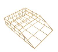 HIAKDOFT Portariviste da Parete in Ferro Rinforzato Decorativo Sospeso Supporto per Brochure, Porta Riviste da Bagno e Ufficio Salvaspazio, Organizer Appendibile Multifunzione per Casa