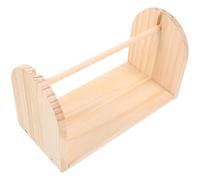 HIAKDOFT Portarocchetto in Legno per Filo Intrecciato, Avvolgitore Manuale Compatto per Bobine e Nastri, Organizer per Artigianato Fai da Te e Cucito, Adatto a Spazi Ridotti e Uso Domestico