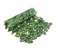 HIAKDOFT Recinzione in Foglie Artificiali Verde Brillante 05X1 M per Balconi e Giardini Siepe Decorativa Resistente AI Raggi UV Rete Schermante per Privacy Esterni ed Interni