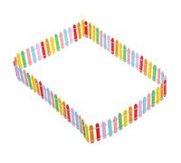 HIAKDOFT Recinzione Mini Staccionata Decorativa per Micro da Te Facile da Modellare e Tagliare