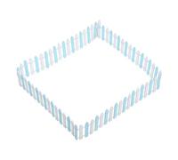 HIAKDOFT Recinzione Miniatura da Colore Azzurro e Staccionata Decorativa per Micro Bordatura Stabile per e Mini