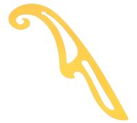 HIAKDOFT Righello Curvo Multiuso per di Abbigliamento e Patchwork, Strumento di Progettazione Leggero in Plastica, Modello di Disegno per Sartoria e Cucito, Facile da Trasportare e Usare,