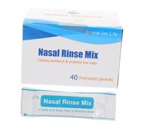 HIAKDOFT Sale Per Lavaggio Nasale 40 Bustine Confezionate Singolarmente Miscela Istantanea Per Pulizia Quotidiana Nasale Per Adulti e Lavoratori Agricoli All'aperto