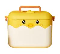 HIAKDOFT Scatola Porta Medicinali Portatile Multifunzione con Manico Organizer Farmaci Strati Contenitore Casa Grande Capacità per Pillole e Accessori Kit Pronto Soccorso Viaggio