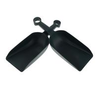 HIAKDOFT Set 2 Pezzi Palette da Giardinaggio in Plastica Verde Scuro Paletta Piatta Piccola per Bonsai e Diserbo Attrezzi Manuali per Scavare Terreno e Cura Piante Succulente in Giardino