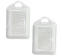 HIAKDOFT Set 2 Pezzi Schiacciapatate Ceramici per Aglio e Spezie, Utensili da Cucina Sicuri e Lavabili in Lavastoviglie, Accessori per Preparazione Aglio, Verdure e Condimenti