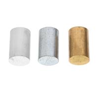 HIAKDOFT Set 3 Cilindri di Densità in Rame, Ferro e Alluminio per Esperimenti Scientifici di Fisica, Attrezzatura Didattica per Scuole e Laboratori, Materiali Accurati per Test di Volume