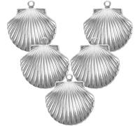 HIAKDOFT Set 5 Ciondoli Portafoto in Acciaio Inox Per Collane, Medaglioni Creativi Per Donne, Accessori Eleganti Per Feste, Matrimoni e Uso Quotidiano