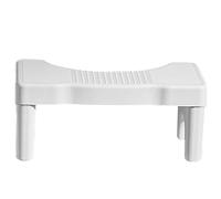 HIAKDOFT Sgabello per Wc Antiscivolo in Pp Resistente Poggiapiedi Ergonomico, Supporto per Posizionamento Fisiologico, per Adulti e Uso Domestico Multifunctional