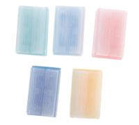 HIAKDOFT Spugne da Bagno per Ragazzo Ragazza 5 Pezzi Set Multicolore Spazzola Sensoriale Morbida per Bagnetto Stimolazione Tattile Pulizia Cuoio Capelluto Crosta Lattea Accessori per Ragazzo Ragazza